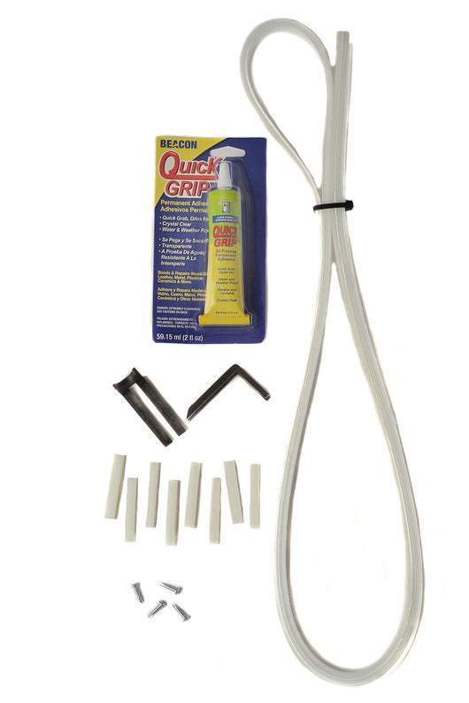Slide-Ezzz Glass Sliding Patio Door Repair Kit in White Slide-Ezzz Glass Sliding Patio Door Repair Kit in White